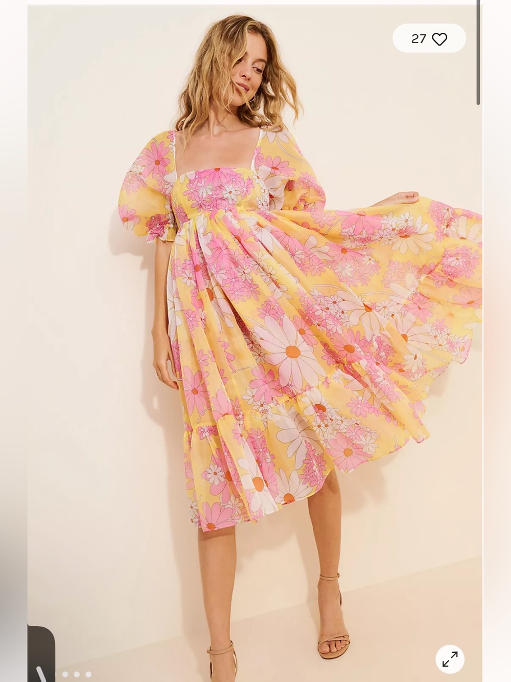 Selkie French Puff Dress